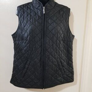 Karen Scott Sport Quilted Vest Black Size M